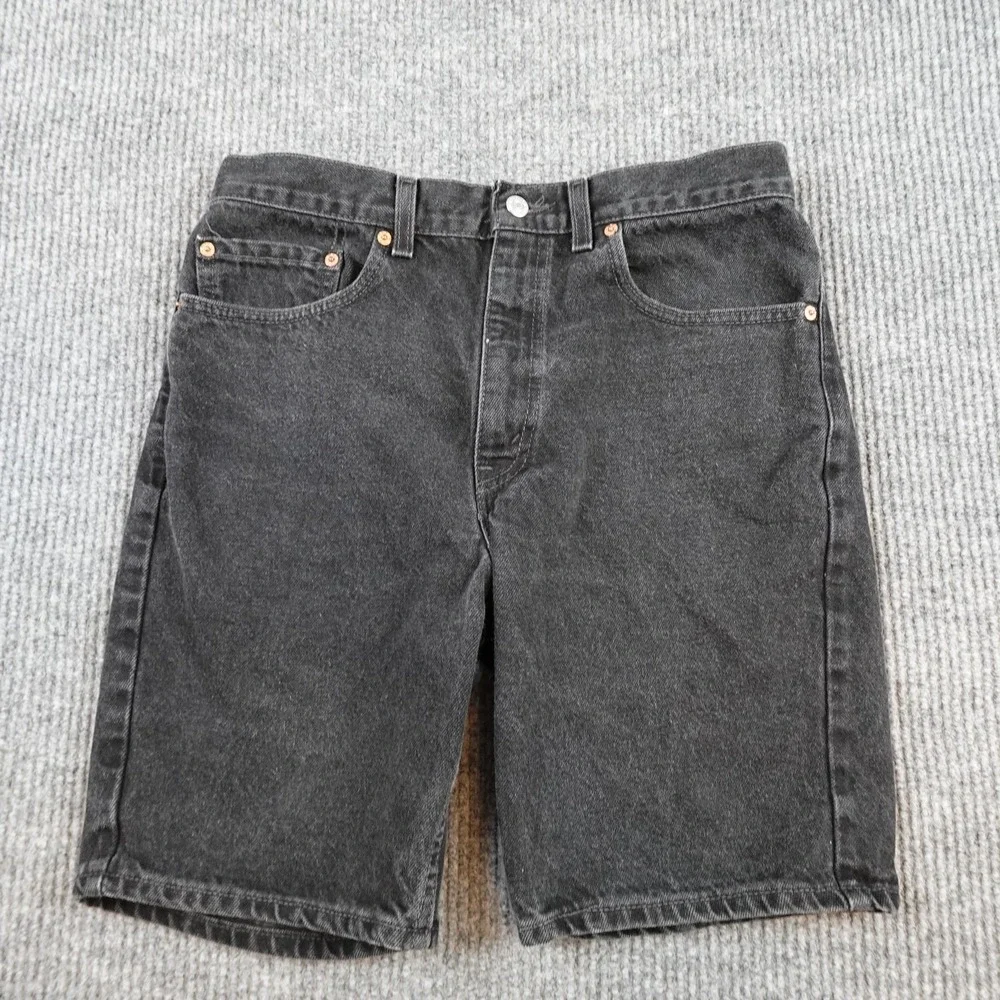 Vintage Levis 505 Denim Shorts Mens 33 (31) Gray USA 10 Inseam Regular Fit